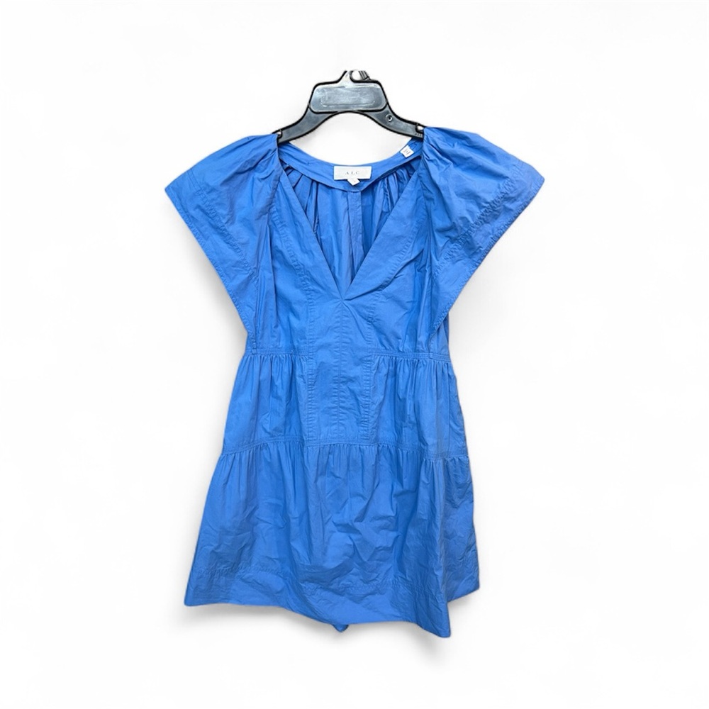 A.L.C. Haley Dress Blue Cotton Size 2